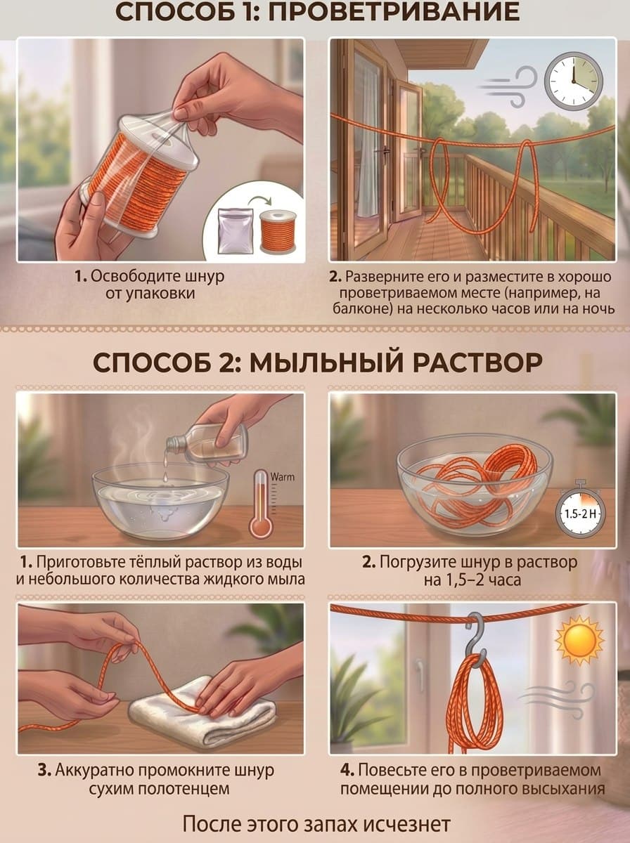 Стразовый шнур «Оранжево-красный», 50 м